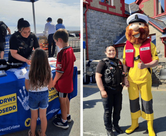 Police attend Criccieth RNLI Lifeboat Station open day