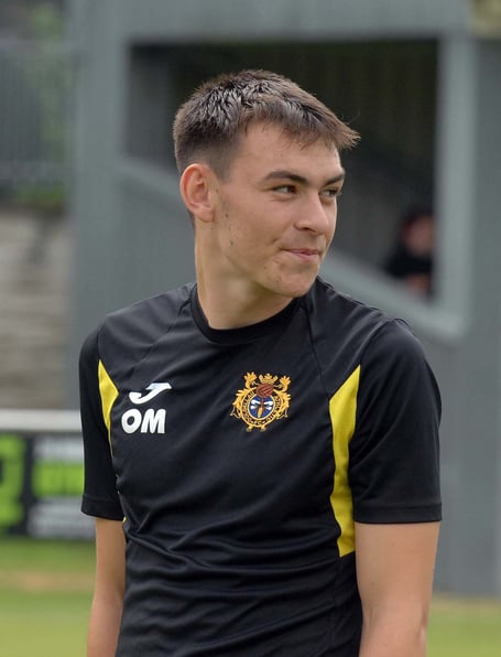 Osian Morris scored a hat-trick for Dolgellau