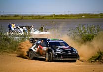 Elfyn Evans tackles WRC Chile roads