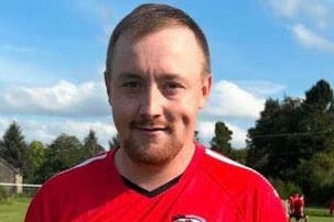Pencader man of the match Jordan Evans