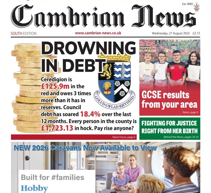 Ceredigion takes aim at Cambrian News over council's growing debt