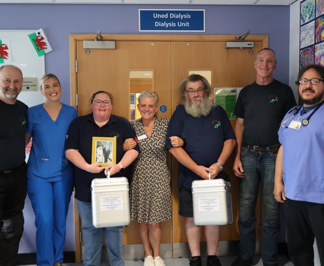 Bikers raise cash for renal patient monitors