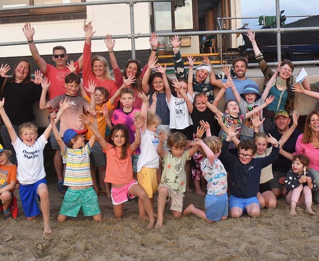 Family fun at Aberdyfi beach games