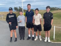 Abersoch golf youngsters raise over £1,000 for charity