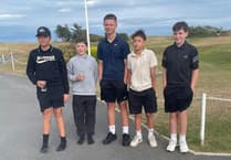 Abersoch golf youngsters raise over £1,000 for charity
