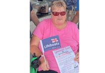 Aberystwyth woman's charity scooter run for RNLI and hospital