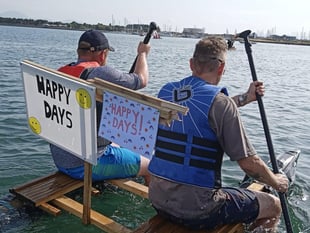 Pwllheli RNLI raft race raises funds
