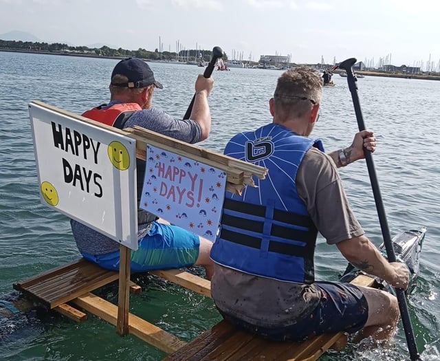 Pwllheli RNLI raft race raises funds
