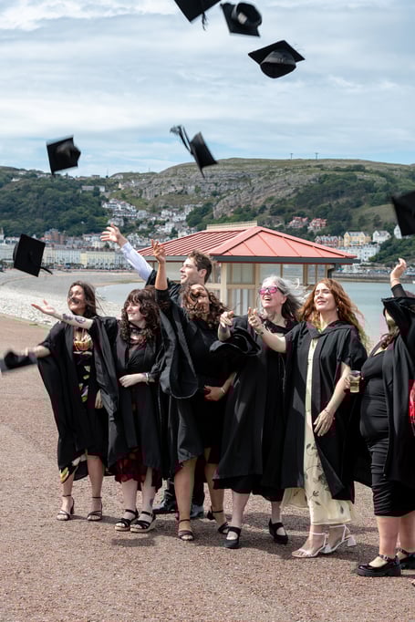 Grŵp Llandrillo Menai students. Photo: Grŵp Llandrillo Menai