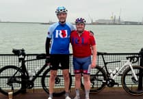Father and son cycle to Paris for British Legion
