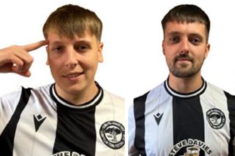 Sam and Josh Norwood scored for Llanfyllin Town