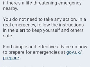 Welsh Emergency Alert  was lost in translation