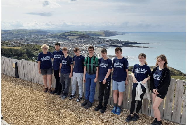Penglais pupils climb Consti several times to raise money