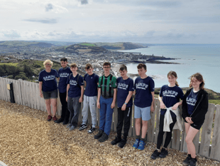 Penglais pupils climb Consti several times to raise money
