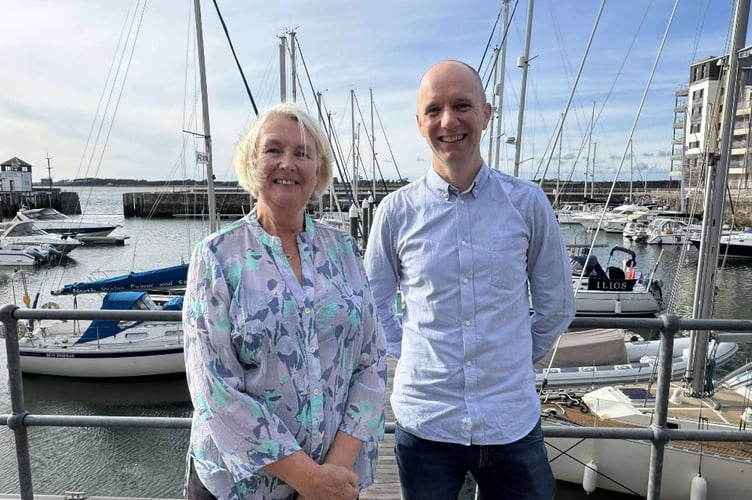 Siân Gwenllian MS and Aled Roberts of Delwedd