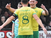 Caernarfon still on top after tough battle against Barry