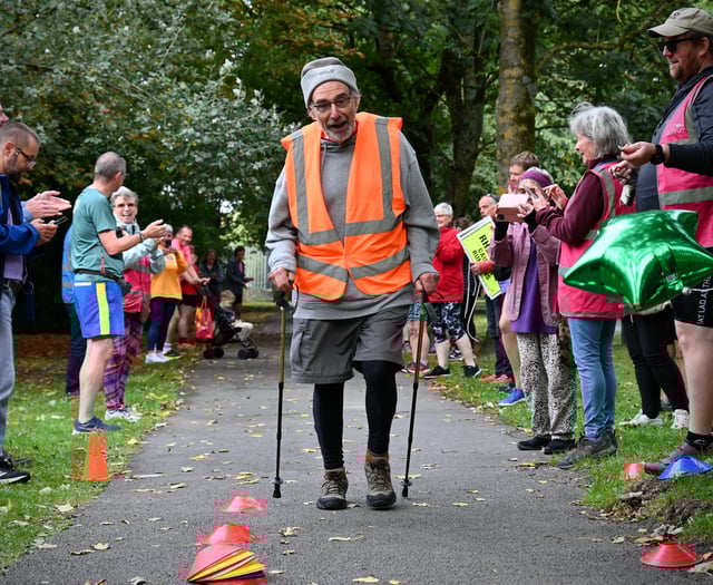 Aberystwyth's Lionel Curtis hits 250 parkruns