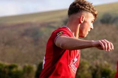 Zac Davies gave Penrhyncoch the lead at Holyhead Hotspur on Saturday