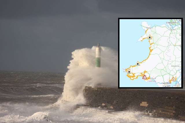 Flood alert issued along Cardigan Bay