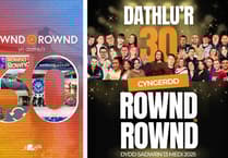 Llyfr yn dathlu 30 mlwyddiant Rownd a Rownd