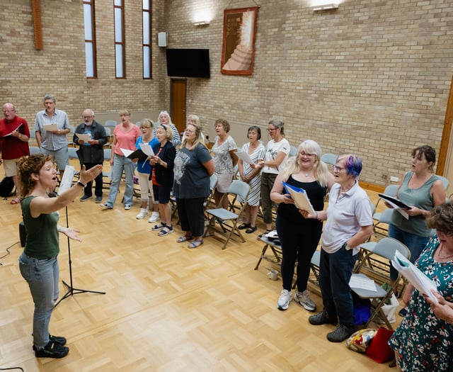 Aberystwyth's Tenovus choir hitting the right notes