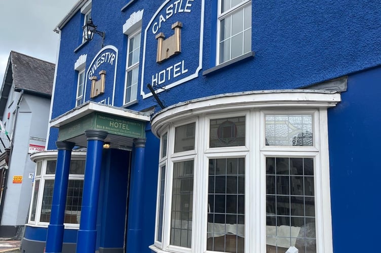  The Castle Hotel in Lampeter, which was refurbished with the help of Transforming Towns funding.