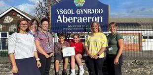 Aberaeron school praised for well-being support