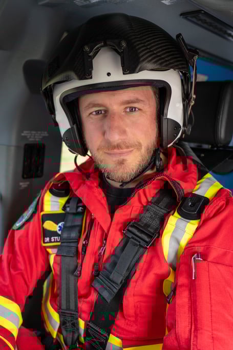 Dr Stuart Gill is a Consultant Anaesthetist and Welshpool-based air ambulance medic