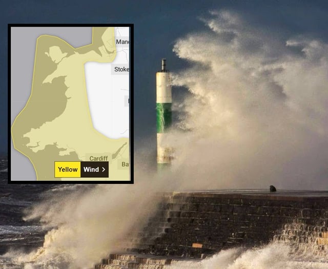 Weekend weather warning for 80mph winds