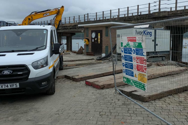 Mr Jones wants the defibrillator to be moved while flood defence work takes place. Photo: Glyn Jones