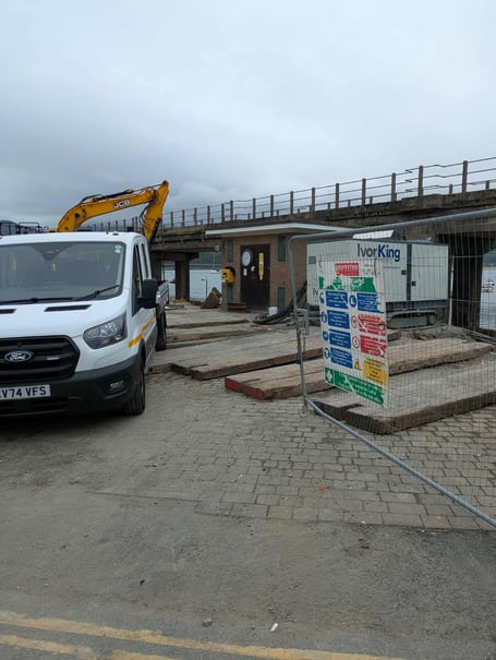 Mr Jones wants the defibrillator to be moved while flood defence work takes place. Photo: Glyn Jones