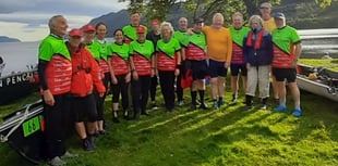 Porthmadog yacht club rows Loch Ness
