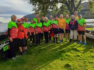Porthmadog yacht club rows Loch Ness