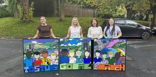 Staff create artwork for Hywel Dda hospitals