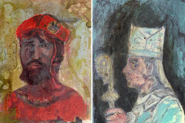 Rhai o bortreradau gan Dan Llywelyn Hall yn y gyfrol Llys Glyndŵr