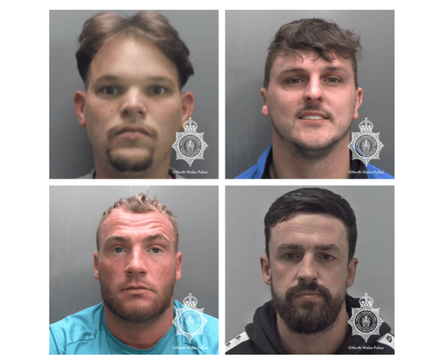Gang jailed for theft spree in Gwynedd