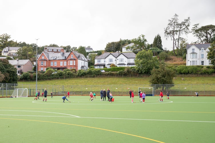 First training session for Y Bala Hockey Club’s youngest members on the new pitch