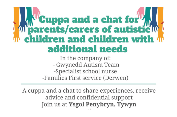 Parents and carers of autistic children and youngsters with additional needs are invited to share their experiences in Tywyn