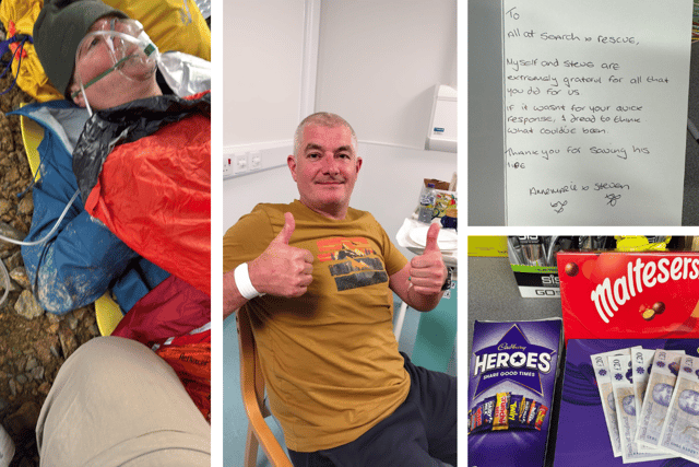 Biker saved by Snowdonia rescuers