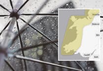 Wet weekend forecast with yellow warning for rain