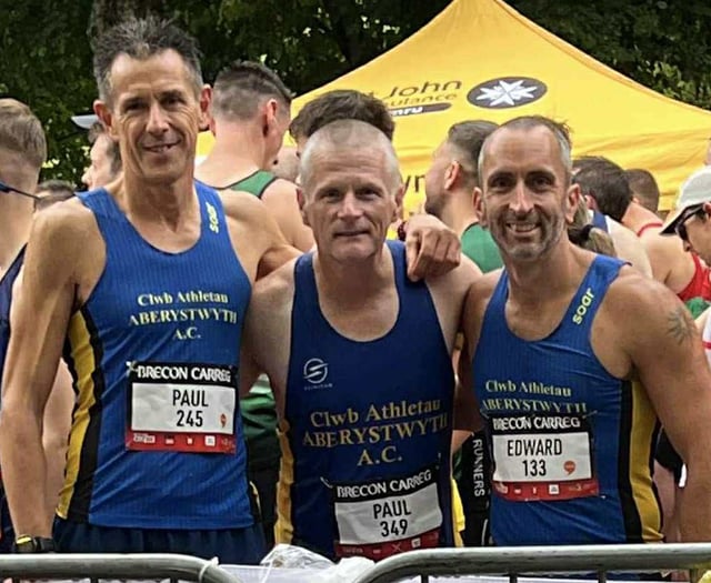 Aberystwyth athletes shine at Cardiff 10k and Glyndŵr trail races