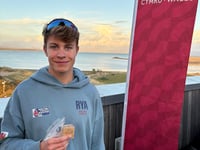 New Quay sailor Steffan Williams dominates youth sailing championship