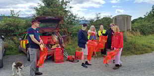 Gwynedd volunteers' summer litter success