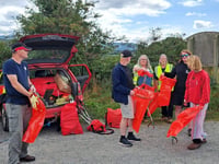 Gwynedd volunteers' summer litter success