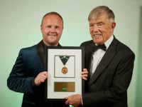 Dyfan Jones wins Specsavers award