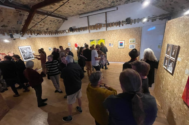 The recent gallery opening at Sploj