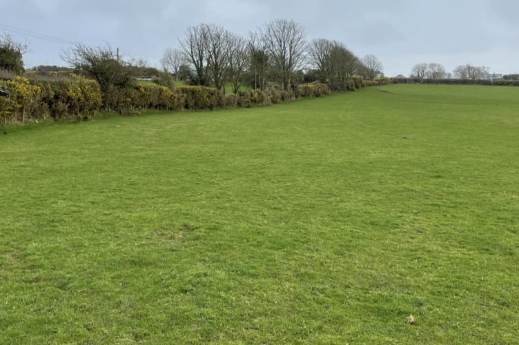 The holiday lodge application site. Photo: Council plans