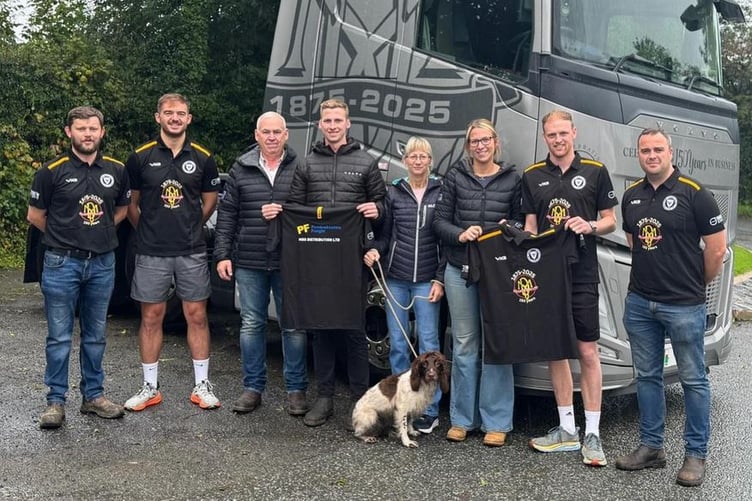 Crymych have thanked Mansel Davies for once again sponsoring their after-match polos.  This year’s polos are extra special as they proudly mark the company’s 150th anniversary