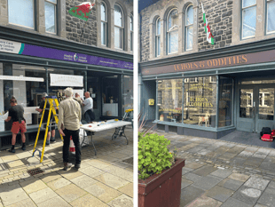 Dolgellau shops transform for TV filming