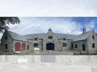 Phase one of works to restore old Machynlleth stables complete